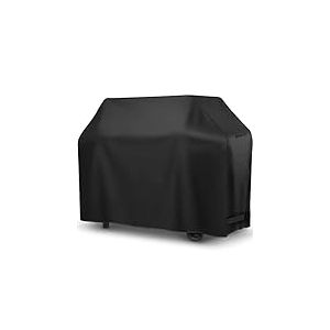 CGZZ Housse de Barbecue à gaz de 147,3 cm, Oxford 600D FBBric pour Barbecue Weber Genesis Char-Broil Nexgrill, Robuste, résistante aux intempéries, aux UV et à la décoloration