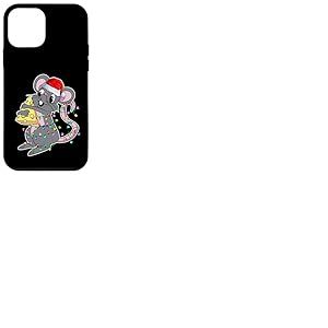 Rats Mouse Lover Xmas - Mouse Wearing Santa Hat Christmas Coque pour iPhone 12 Mini