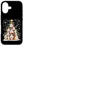 Pyjama de No&euml;l Amusant en Forme de Sapin de No&euml;l et Cochon d'Inde Coque pour iPhone 17