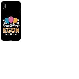 Joyeux Anniversaire en Disant Egon Coque pour iPhone XS Max