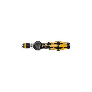 Wera 05074780001 7430 Kraftform ESD, Tournevis dynamométrique réglable avec mandrin à serrage rapide Rapidaptor, 1/4 pouce, 0,10-0,34 Nm, Noir/jaune