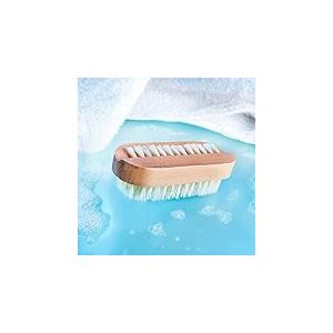 Gelco Design CROLL Brosse à Ongles, Bois, Naturel, 9,5 x 3,5 x 3 cm
