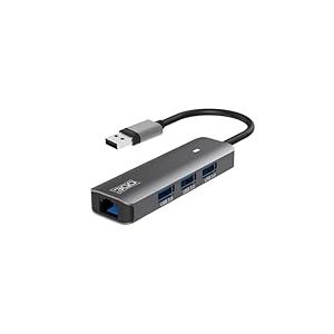 3GO Hub USB HUB37PETH2 Gris