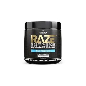 Raze Extreme Pre-Workout Powder | Advanced Pre-Workout | Blue Raspberry