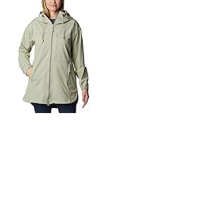 Columbia Flora Park Softshell Jacket, Veste Coupe Vent Softshell Femme, Safari, Taille S