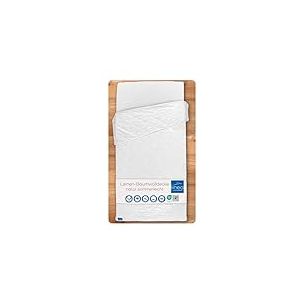 Böhmerwald Linea by Nature - Couverture en Lin/Coton légère pour l'été - 200 x 200 cm - 60% Lin / 40% Coton - Convient aux Personnes allergiques - Lavable en Douceur jusqu'à 40 °C - Fabriquée en