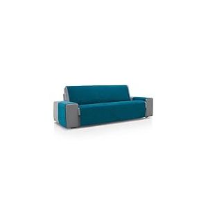 ECOMMERC3 Housse de canapé 3 Places 160 x 220 cm - Housse de canapé Couleur Bleue Toucher Doux 100% fabriquée en Espagne, Bleu