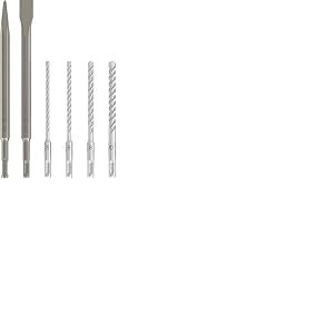 Bosch 6x Coffret de forets et burins PRO SDS plus-4C (pour Béton, Brique, Ø 5-8, 10,0 mm, Professional Accessoire Marteau burineur, Brise-béton)