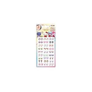 CRAZE STICKER EARRINGS Hello Kitty - Boucles d'oreilles adhésives fille, Boucles d'oreilles à coller avec motif Hello Kitty, Bijoux enfants fille