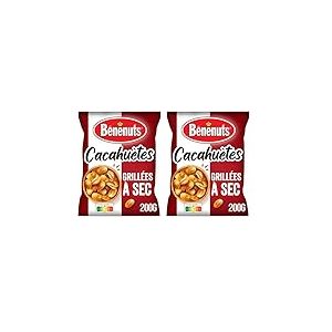 Bénénuts Cacahuètes Grillées à Sec 200g (Lot de 2)