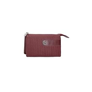 Pepe Jeans Sprig Porte-Monnaie Trois Compartiments Rouge 17,5 x 9,5 x 2 cm Cuir synthétique by Joumma Bags, Rouge, Talla única, Porte-Monnaie à Trois Compartiments