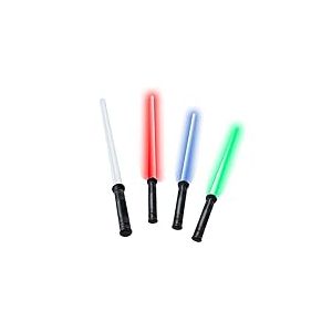 tevenger 67 cm Sabre Laser Laserschwert Starr Son 4 Fois Gratuit Changeable Effets Lumineux Bleu Rouge, Vert Clignotant