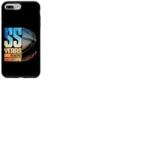 55e Anniversaire Homme basketteur Basket 55 Ans Coque pour iPhone 7 Plus/8 Plus