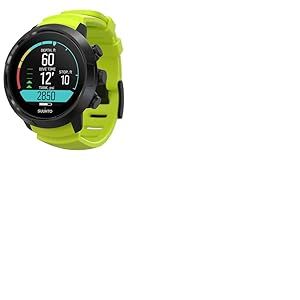 SUUNTO Dive D5 Montre de Plongée Numérique avec Écran Couleur, Étanche à 100 m, Ordinateur Sous-Marine avec Fonctions de Réveil, Chronomètre, Météo, Boussole, 12H d'Autonomie en Mode Subaquatique