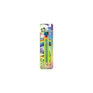 JOLLY Supersticks Rainbow, 3 crayons de couleur, 3 combinaisons de couleurs, 4 couleurs en un seul crayon, incassable, résistant aux enfants