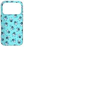 Astro Bot All-Over Print Repeating Poses Aqua Video Game Coque pour iPhone 17 Pro