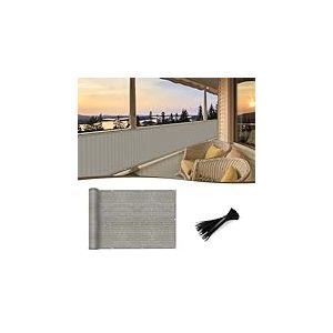 Sunny Guard Brise-vue pour balcon de 0,9 x 3 m - Brise-vue en maille robuste pour extérieur, jardin, terrasse, terrasse