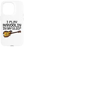 Je joue de la mandoline pendant mon sommeil, musicien folk Coque pour iPhone 15 Pro