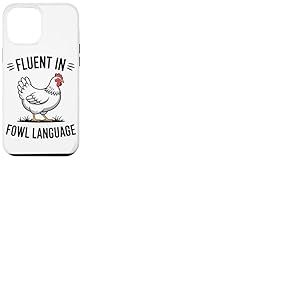 Parlant Couramment La Langue Fawl Amant De Poule De Poulet Coque pour iPhone 12 Pro Max