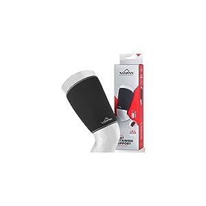 VULKAN Support de cuisse classique, taille S, attelle de cuisse pour la stabilité musculaire, manchon de compression de cuisse pour blessures et foulures ischio-jambiers, support de cuisse en néoprène