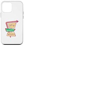 Tucumcari Nouveau-Mexique NM R&eacute;tro Vintage Mid Century Modern Coque pour iPhone 12 Mini