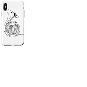 Cor d'harmonie Esquisse Corniste Coque pour iPhone X/XS