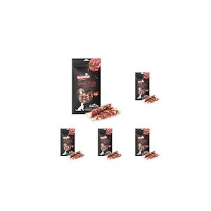 Rosewood Steak Sticks B&oelig;uf & Colin Medium &ndash; Friandise &agrave; m&acirc;cher pour Chien, Peau de b&oelig;uf et Colin, favorise Les Soins dentaires, sans c&eacute;r&eacute;ales ni Gluten, sans additifs artificiels, 90 g (Lot de 5)