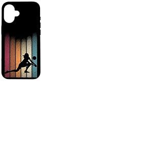 Coque pour iPhone 16 Joueur De Volley-ball Rétro Entraîneur De Volley-ball