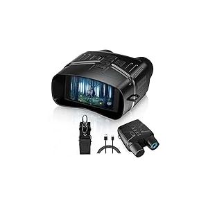 Zstar Nv4000 Jumelles de Vision Nocturne 4K avec Grand &eacute;cran de 3" et Zoom num&eacute;rique 5X Infrarouge pour Le Camping, la Chasse et la s&eacute;curit&eacute;
