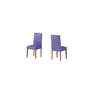 Martina Home Housse pour chaise Martina Home Housse de chaise avec dossier 24x30x6 cm lilas, 2 Unit&eacute;s