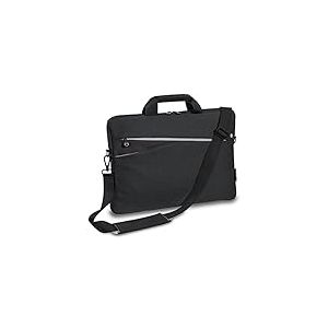 PEDEA Housse pour ordinateur portable "Fashion" Étui pour ordinateur portable jusqu’à 15,6 pouces (39,6 cm) Sacoche à bandoulière, noir
