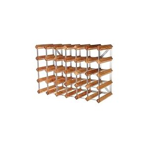 Traditional Wine Rack - 30 Bottle fully assembled Wine Rack Barprofessional_WRKC030 Casier &agrave; vin pour 30 bouteilles Multicolore