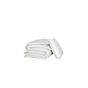 Parure Linge de lit Olivia Off-White - Set Housse de Couette 140x200 cm + 1 taoe d'oreiller 60x70 cm