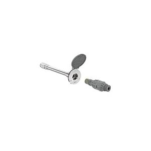 Aquor House Hydrant V1+ Robinet de jardin extérieur anti-gel avec connexion rapide et anti-siphon, 25,4 cm, polymère gris ardoise