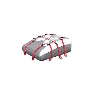 Sailnovo Sac de Toit de Voiture pour Voyage PVC, Coffre de Toit Souple Pliable 580 L/20 Cubes(Schwarz)