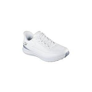 Skechers Go Golf Chaussures de Golf sans Crampons pour Femme, Blanc argenté, 41 EU