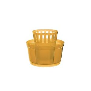 Excelsa Égouttoir à Couverts Rond Orange 15 Cm.