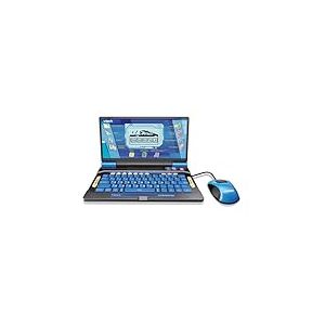 VTech - Genius XL Ordi Éducatif Bilingue Bleu - Ordinateur Enfant avec Écran LCD, Clavier AZERTY, Souris et 164 Jeux Éducatifs - du CP au CM2 - Cadeau Enfant Dès 6 Ans - Contenu en Français et Anglais