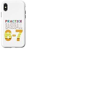 Entra&icirc;nement du Baseball 6 7 Six Seven Routine Sportive de Motivation Coque pour iPhone X/XS