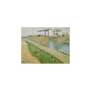 Vincent Van Gogh De Brug Van Langlois XL Giant Panel Poster (8 Sections) Affiche