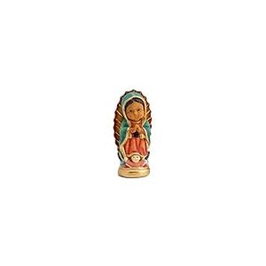 DRW Figurine Vierge de Guadeloupe Mexicaine Enfant résine Peinte à la Main 10 cm