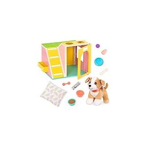 Glitter Girls - Niche et Chiot - Jeu de la Maison du Chien - Chiot en Peluche Chihuahua - Accessoires pour poup&eacute;es de 36 cm - 3 Ans et + - Jouets pour Enfants