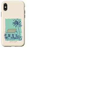 La Paz Mexique Souvenir Baja California sur Vintage Art Coque pour iPhone X/XS