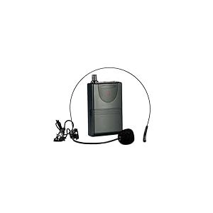 Ibiza - PORTUHF-HEAD2 - Micro Casque, t&ecirc;te avec &eacute;metteur de Poche UHF 865 MHz - sur Piles - sans Fil - Longue port&eacute;e - Micro Serre-t&ecirc;te