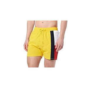 Tommy Hilfiger Short de Bain Homme Medium Drawstring avec Cordon de Serrage, Jaune (Marigold Yellow), S