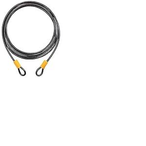Onguard - 8080 - Akita cable lock - Gris fonce - 4.6 m x 10 mm