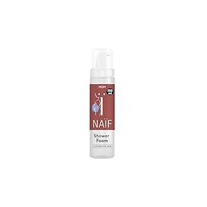 Naïf Mousse de Douche Nourrissante - Soin Doux pendant la Grossesse et après - Nettoie et détend en douceur - Gel Douche Femme - Sans Microplastiques et Testé Dermatologiquement - 200 ml