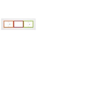 Deknudt Frames S67JK1-P3 Cadre Multi-Photo pour 3 Photos Blanc 10 x 15 cm