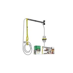 Bras Mural de Protection Barkan pour câble de Voiture Electrique de 80 cm, Garantie de 5 Ans, revêtement en Zinc résistant aux intempéries pour Usage intérieur et extérieur, véhicule, PHEV, EV