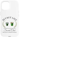 Ma liste de seau pour joueur de golf et seau à bière Coque pour iPhone 15
